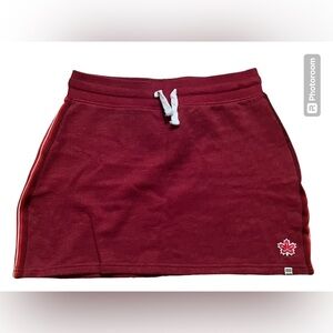 Vintage Roots red Olympic size small S skirt